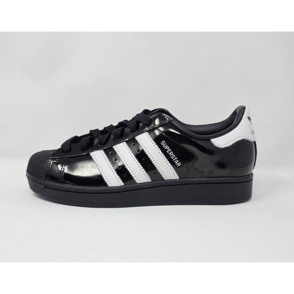 ADIDAS SUPERSTAR ll SHOE WOMEN'S 7 1/2 BLACK /WHITE STRIPES NIB - Picture 7 of 11